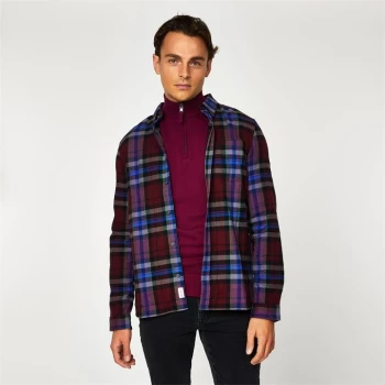 Jack Wills Glebe Flannel Check Shirt - Damson