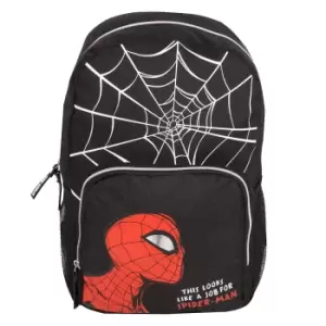 Spider-Man Boys Web Head Backpack (One Size) (Black/White/Red)