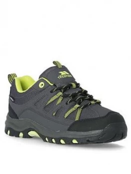 Trespass Childrens Gillion Low Cut Walking Shoes - Grey/Lime