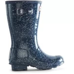 Hunter Girls Big Kids Giant Glitter Wellington Boots UK Size 2 (EU 34)