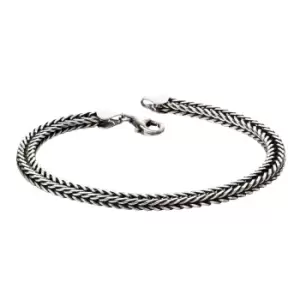 Oxidised Fox Tail Chain Bracelet