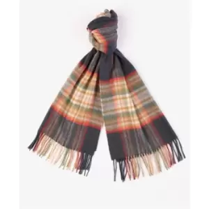 Barbour Lonnen Check Wrap Scarf - Blue