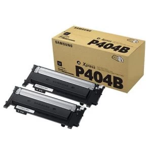 Samsung CLT-P404B/ELS Black Original Toner Cartridge Twin Pack