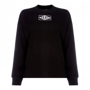 DKNY Logo Patch Sweatshirt - Black