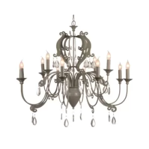 Pedrera Multi Arm Chandeliers Gray