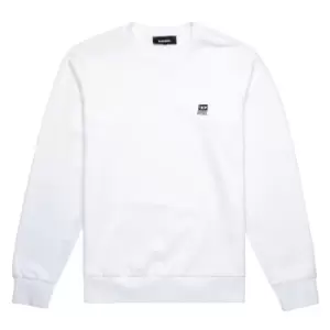 Diesel D Logo Crew Sweatshirt - White