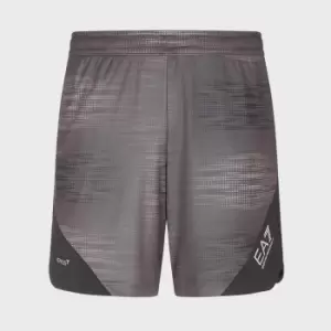 EA7 Mens Ventus Shorts - Fancy Black - M