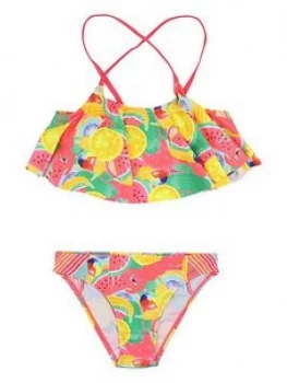 Billieblush Girls Printed Bikini - Multi, Size Age: 5 Years, Women