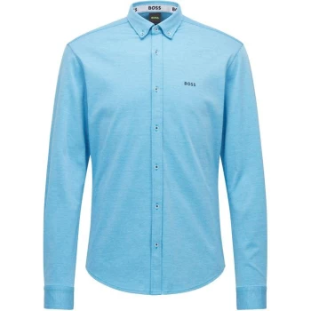 Boss Biado R Longsleeve Shirt - Blue