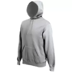 Kariban Mens Heavy Contrast Hooded Sweatshirt / Hoodie (XL) (Oxford Grey)
