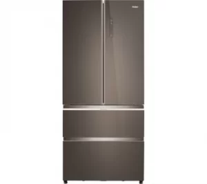 Haier HB18FGSAAA 508L Frost Free American Freestanding Fridge Freezer