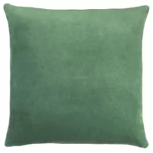 Solo Velvet Cushion Eucalyptus, Eucalyptus / 45 x 45cm / Polyester Filled