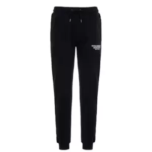 Firetrap Open Hem Tapered Jogging Pants Mens - Black