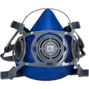 Portwest Auckland Half Face Mask Respirator Blue M