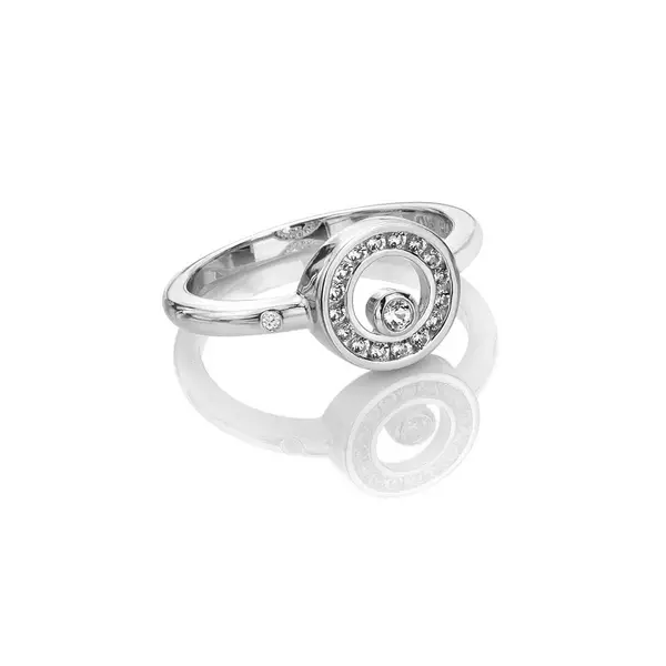 Hot Diamonds Orbit Ring DR259/Q Size: Size Q