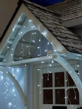 Festive Set Of 720 Bright White LED Icicle Lights