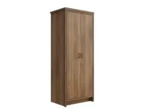 GFW Boston Knotty Oak Effect 2 Door Double Wardrobe