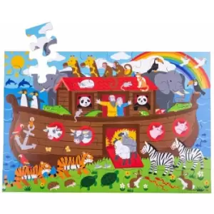 Bigjigs Wooden Noah's Ark Floor Jigsaw Puzzle (48 Piece)