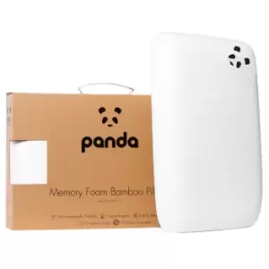 Panda Bamboo Pillow White