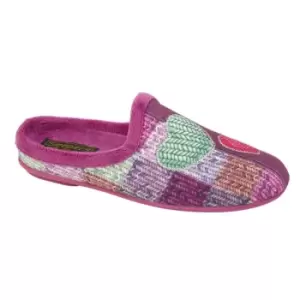 Sleepers Womens/Ladies Deanna Slippers (5 UK) (Pink/Multicoloured)