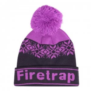 Firetrap Snow Beanie Juniors - Purple