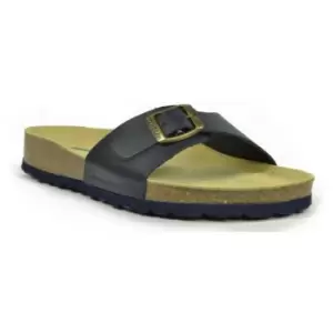 Sanosan Womens/Ladies Malaga Leather Sandals (7 UK) (Navy)