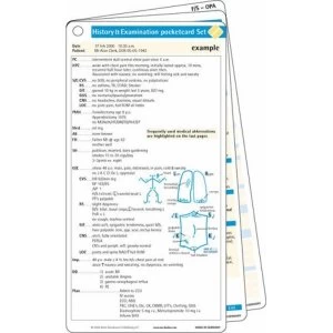 History and Examination Pocketcard Set 2006 Cards