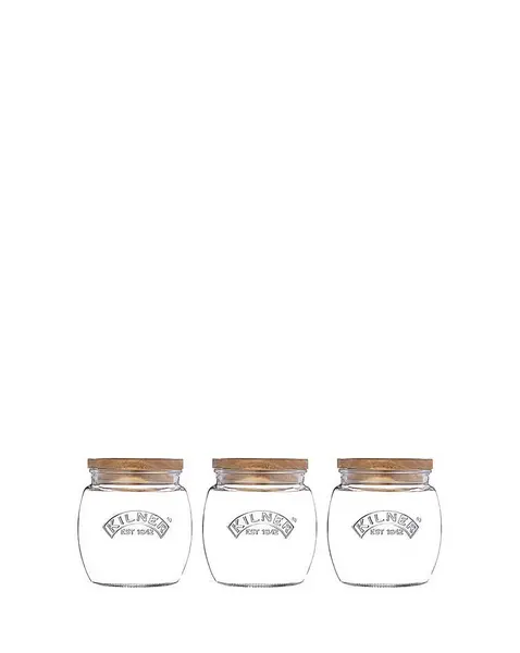 Kilner Kilner Set Of 3 0.85L Universal Jars OT78001