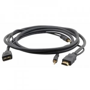 Kramer Electronics C-MHMA/MHMA HDMI cable 1.8 m HDMI + 3.5mm Black