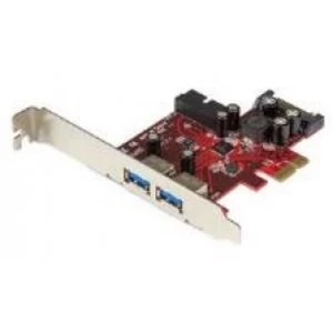 StarTech 4-Port PCI Express USB 3.0 Card 2 External 2 Internal SATA Power