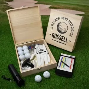 Personalised Golfer's Storage Box