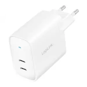 LogiLink PA0282 PA0282 USB charger Indoors, Mains socket 2 x USB-C socket (Power Delivery) USB Power Delivery (USB-PD)