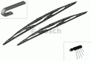 Bosch 3397118334 657S Wiper Blade Set Superplus Windscreen Flat