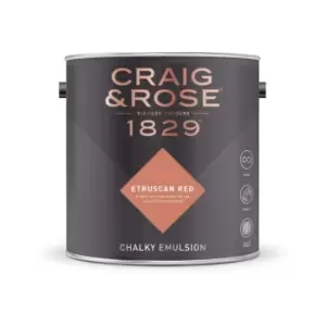 Craig & Rose Chalky Emulsion Etruscan Red - 5L