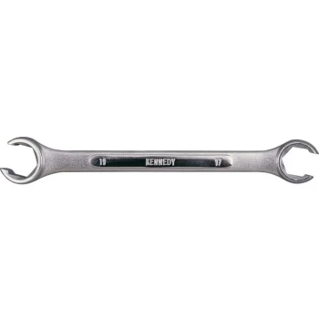 Kennedy - Metric Flare Nut Spanner, Chrome Vanadium Steel, 10MM X 12MM