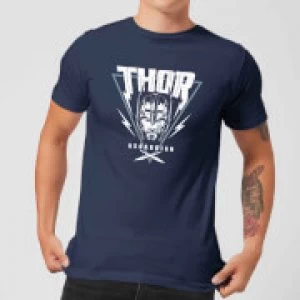 Marvel Thor Ragnarok Asgardian Triangle Mens T-Shirt - Navy - XL