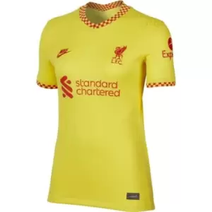 Nike Liverpool Third Shirt 2021 2022 Ladies - Yellow