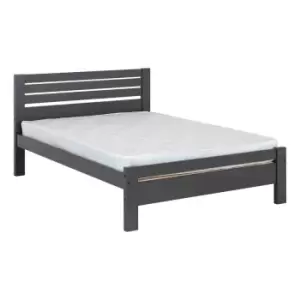 Seconique Toledo 4'6" Bed - Grey