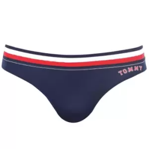 Tommy Bodywear Modern Stripe Bikini Briefs - Blue