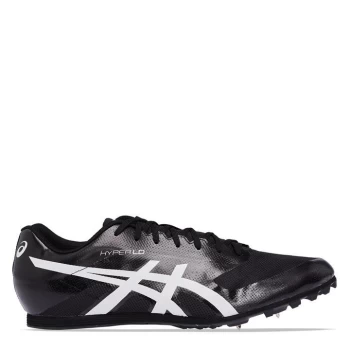 Asics Hyper Run Long Distance Mens Running Spikes - Black