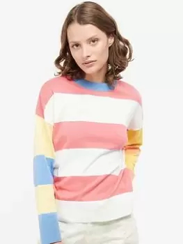 Barbour Bradley Stripe Knitted Jumper - Multi, Size 10, Women