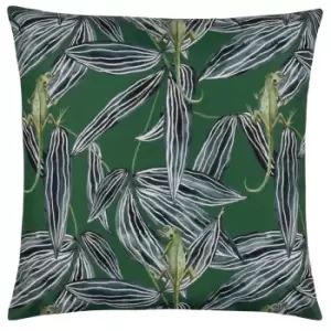 Wylder Tropics Ebon Wilds Zuri Outdoor Cushion Green