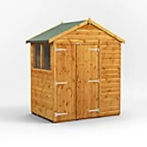 Power Garden Shed 46PADD Golden Brown 4x6