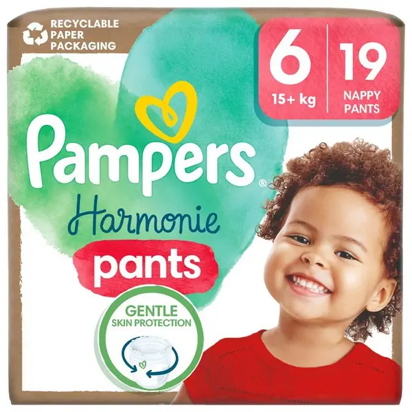 Pampers Harmonie Nappy Pants Size 6 19 Nappies