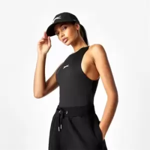 Slazenger x Sophia & Cinzia Jersey Racer Bodysuit - Black