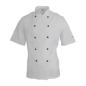 Dennys AFD Adults Unisex Thermocool Chefs Jacket (S) (White)