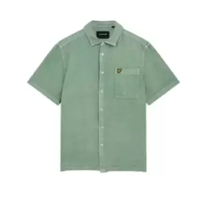 Lyle and Scott Lyle and Scott Oxford Linen Shirt Mens - Green