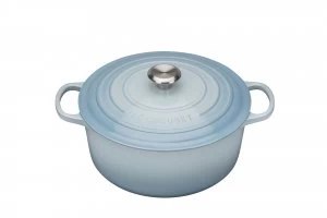 Le Creuset Signature Round Casserole 28cm Coastal Blue