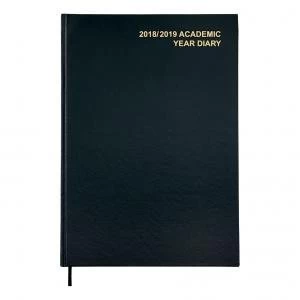 Office A4 201819 Academic Mid Year Diary Week to View Vinyl Coated