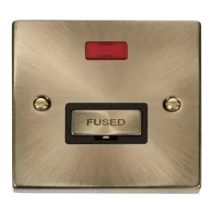 Click Scolmore Deco Ingot 13A Neon Fused Spur Unit - VPAB753BK